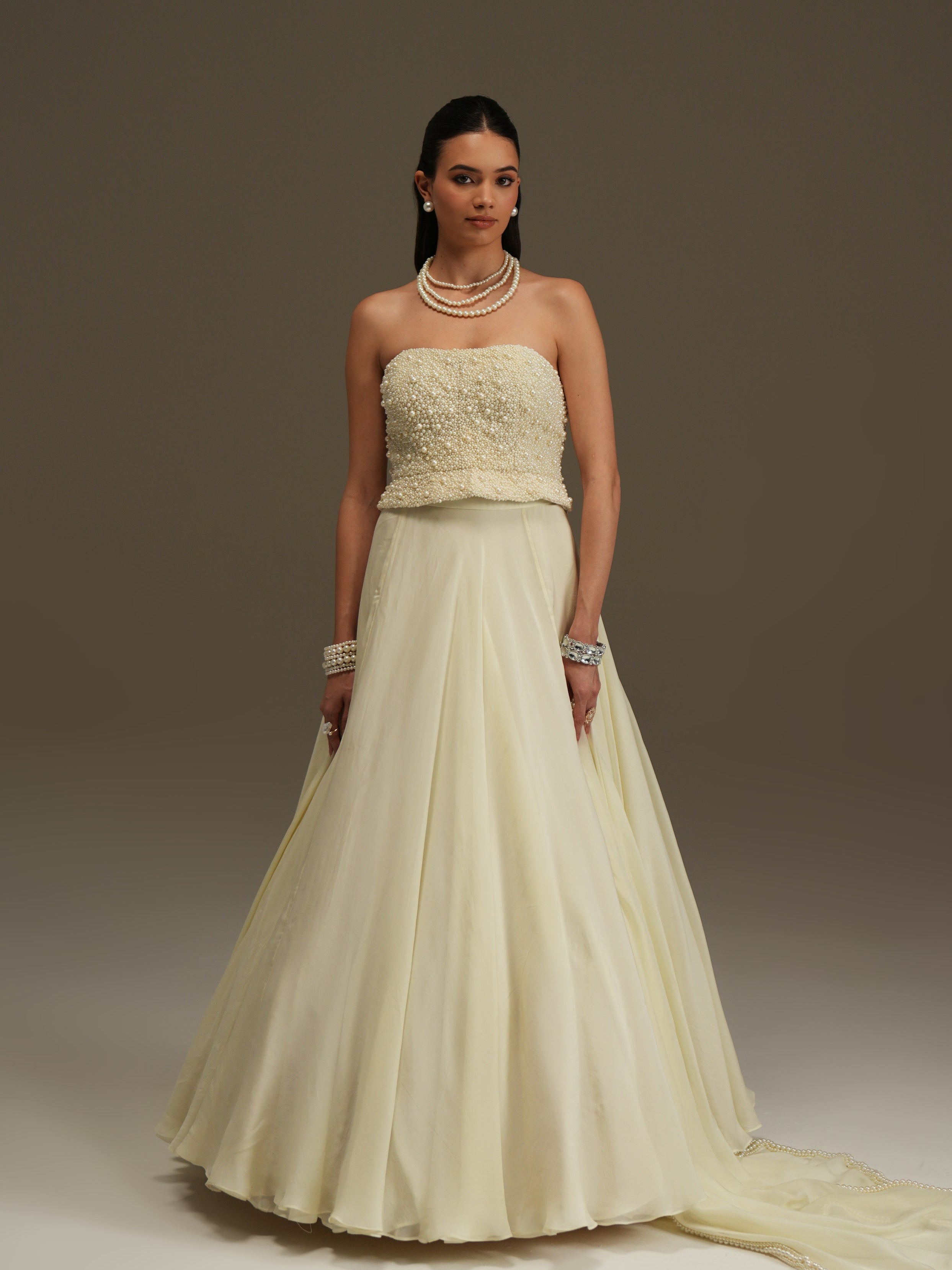 Éther Corset Lehenga