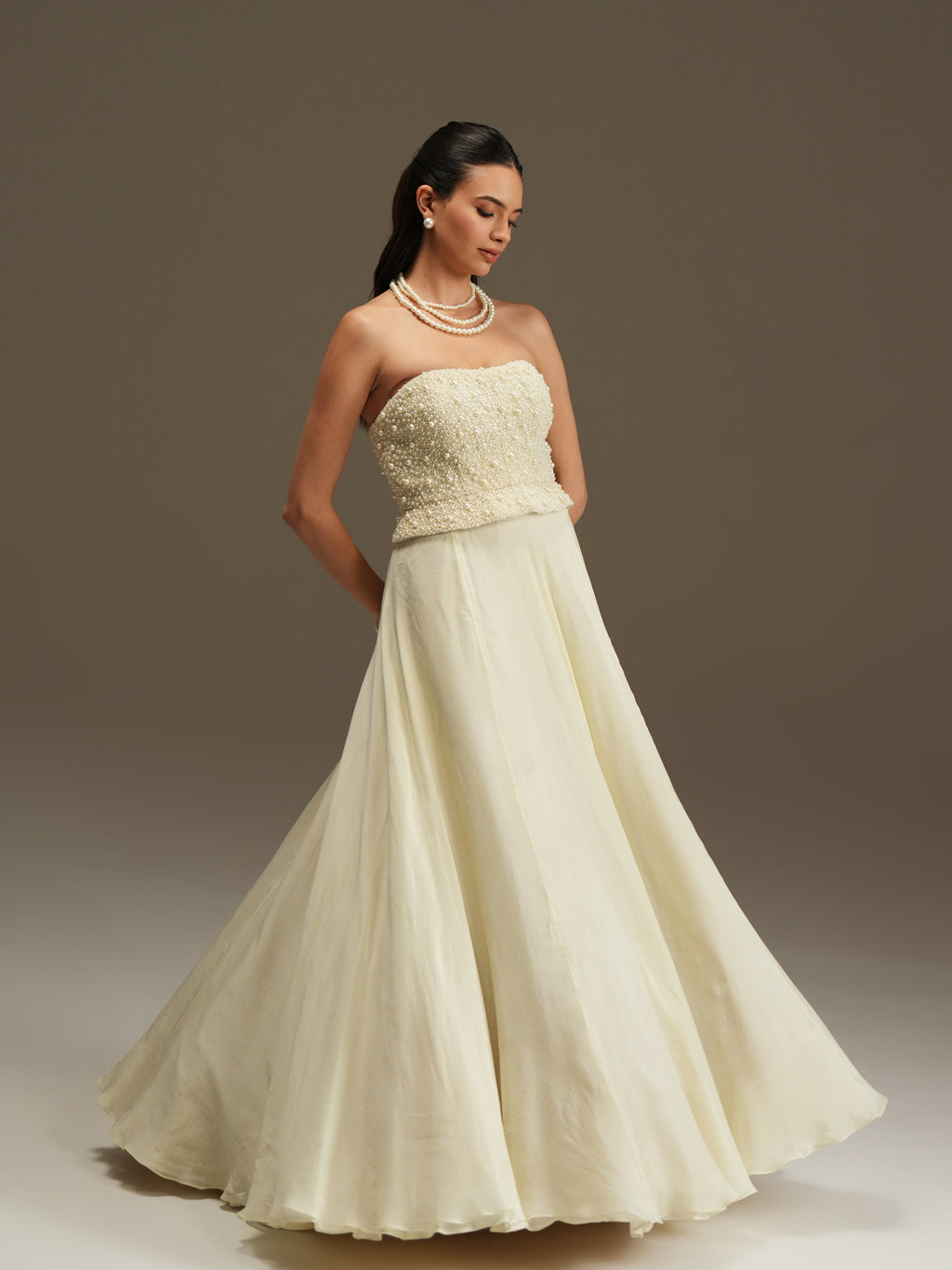 Éther Corset Lehenga