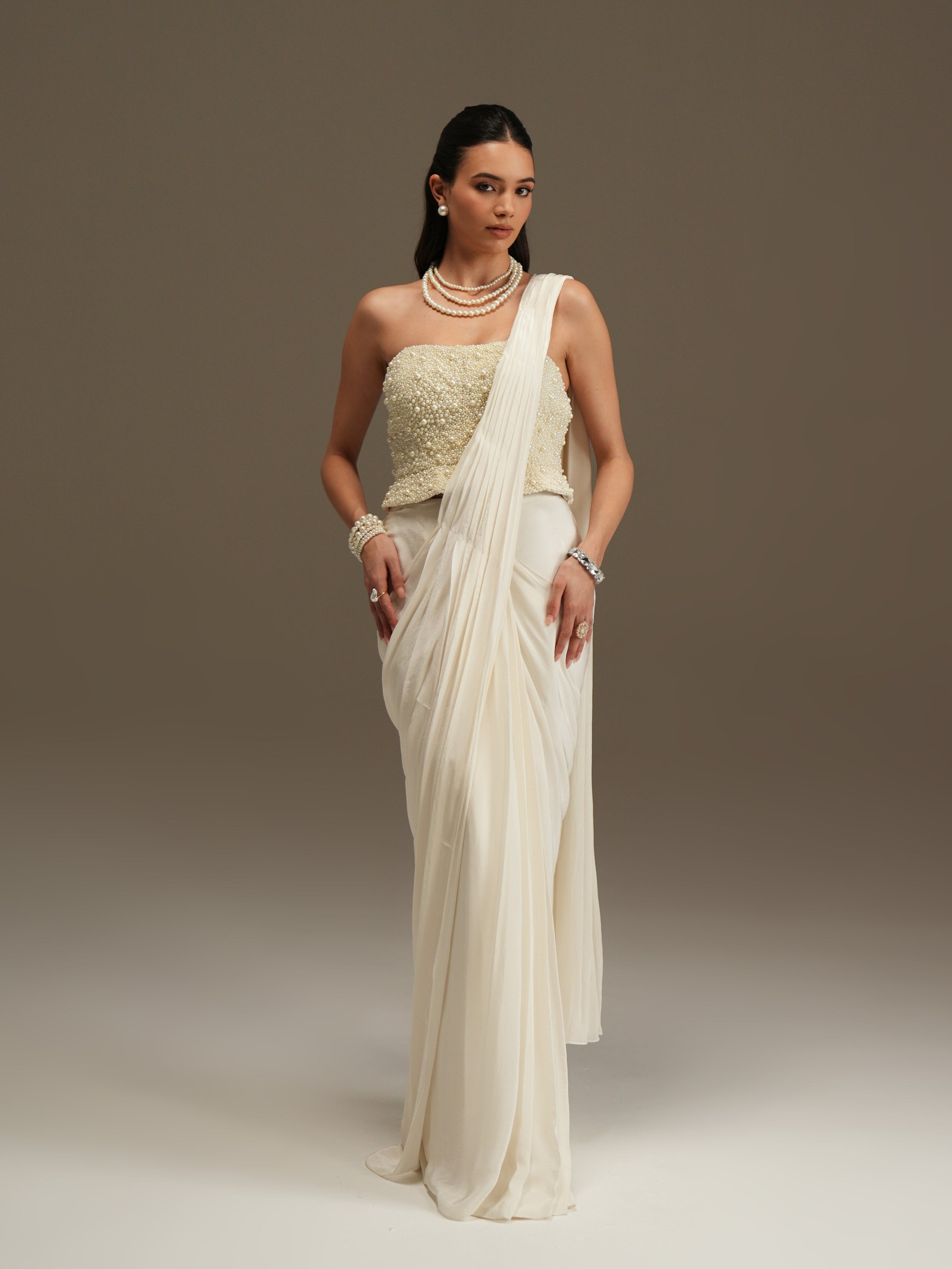Éther Drape Saree