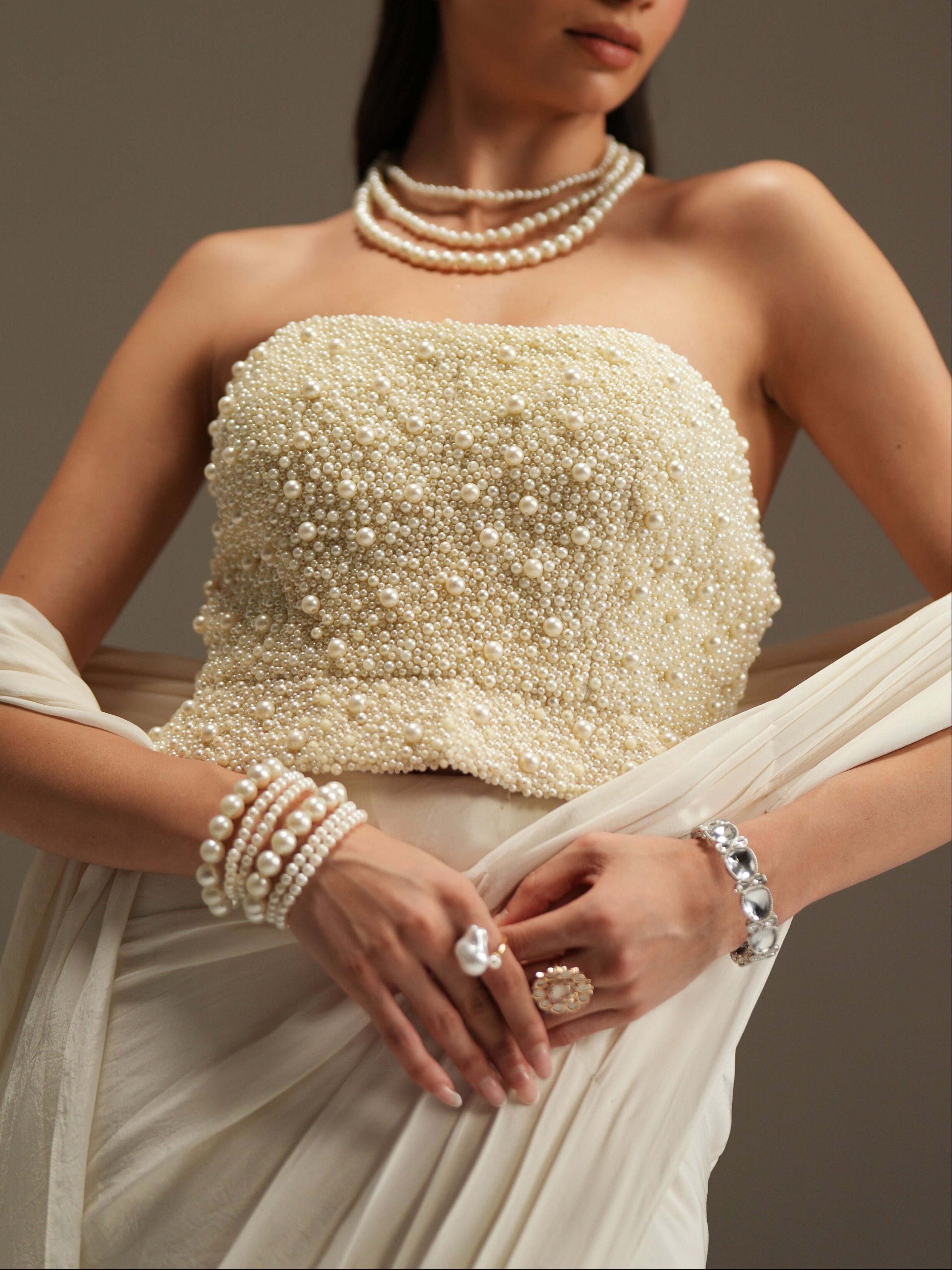 Éther Drape Saree