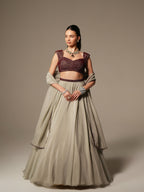 Moss Lehenga Set