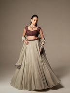 Moss Lehenga Set