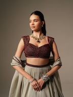 Moss Lehenga Set