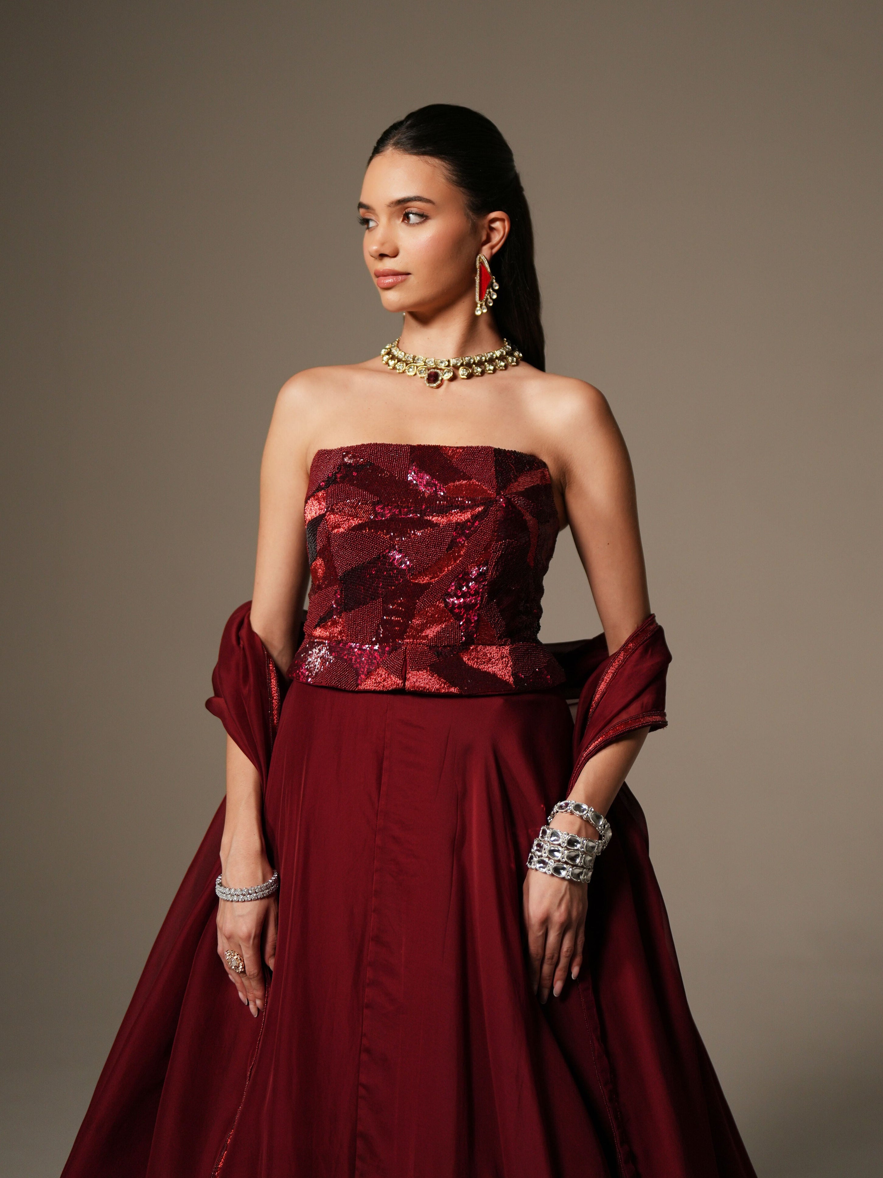 Astra Lehenga Set