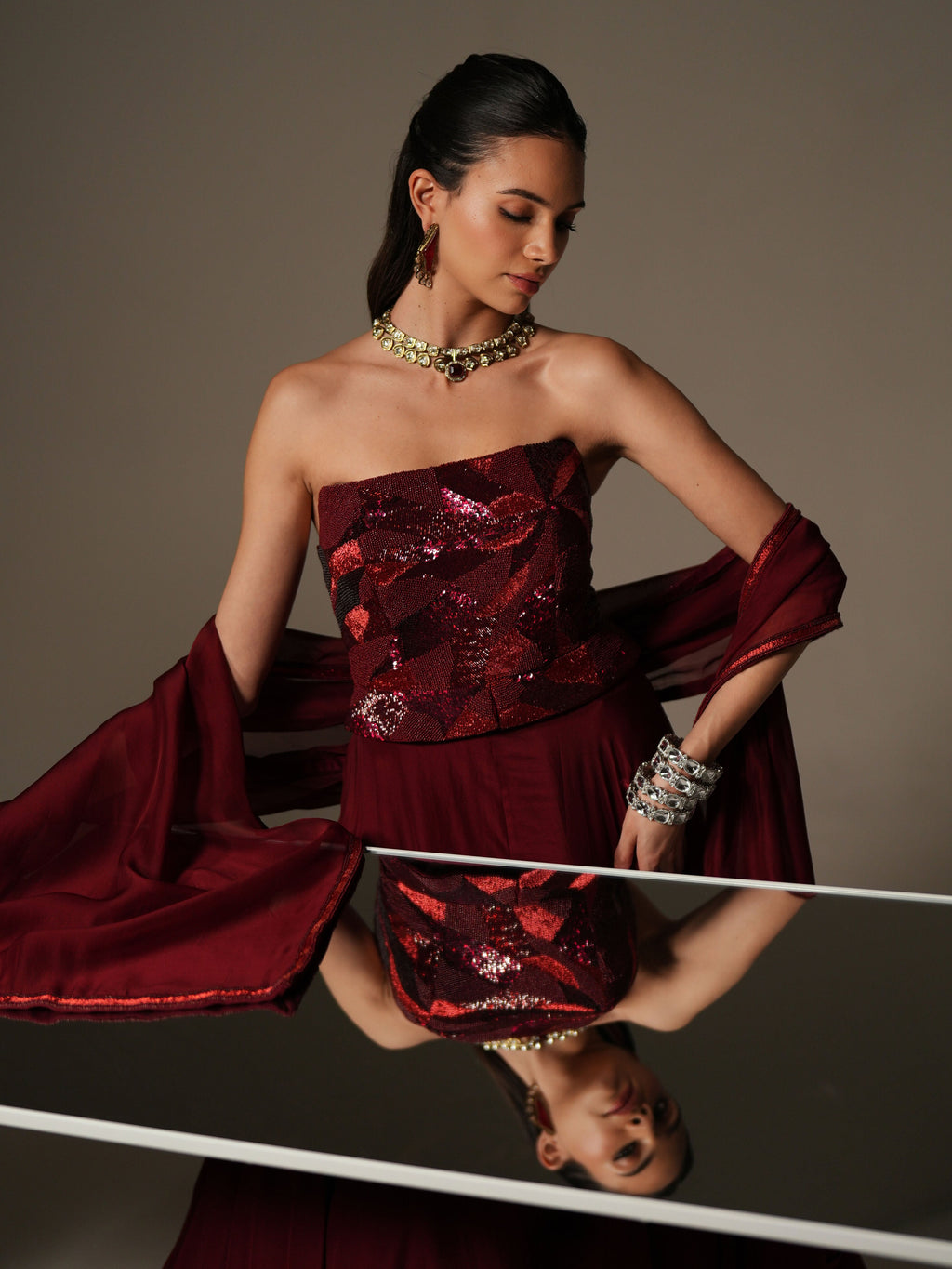 Astra Lehenga Set
