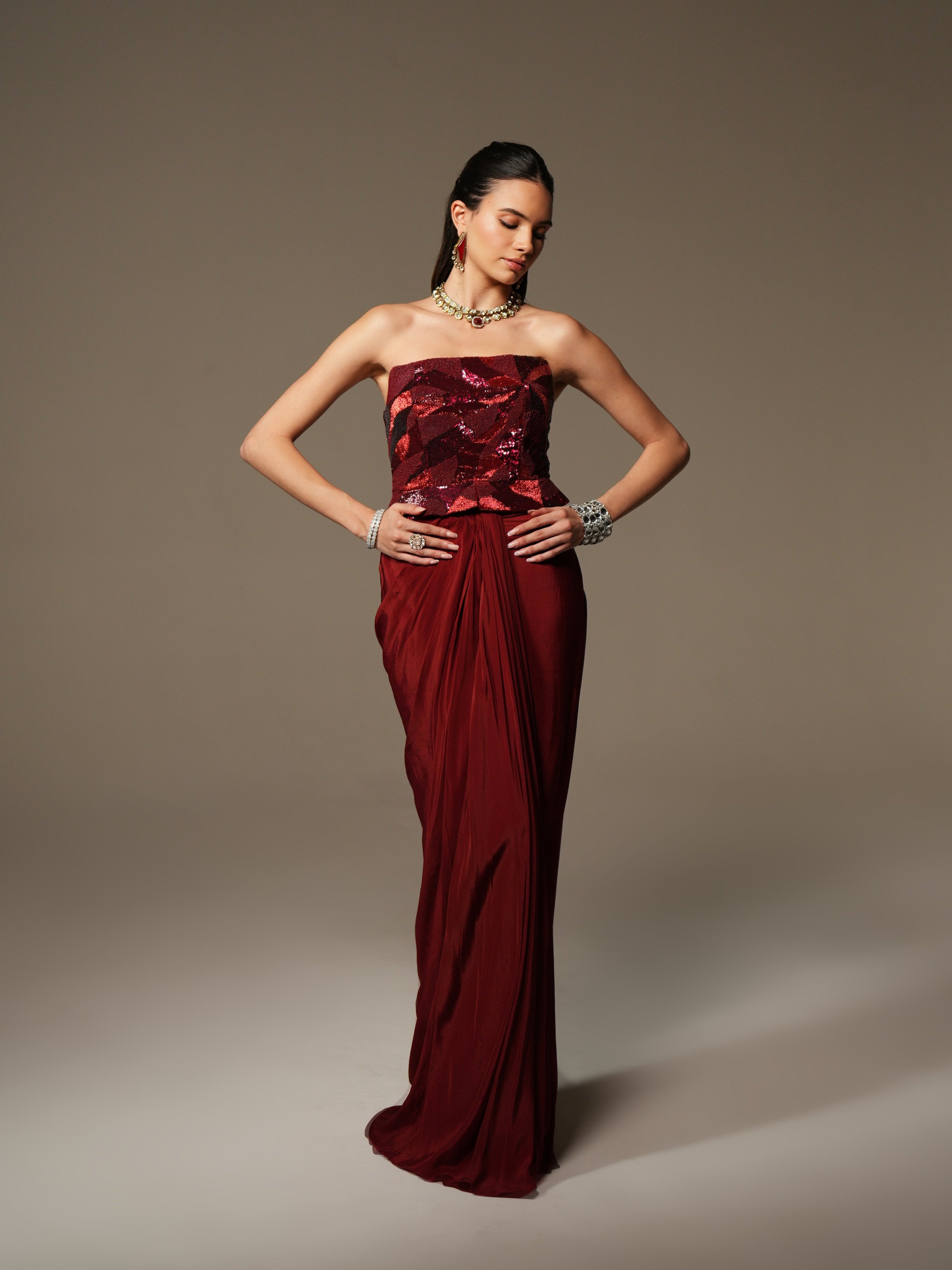 Sera Drape skirt